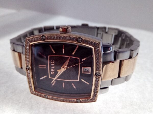 RELIC All Stainless Steel Japan Movement Quartz Wristwatch zr34175 - Image 4