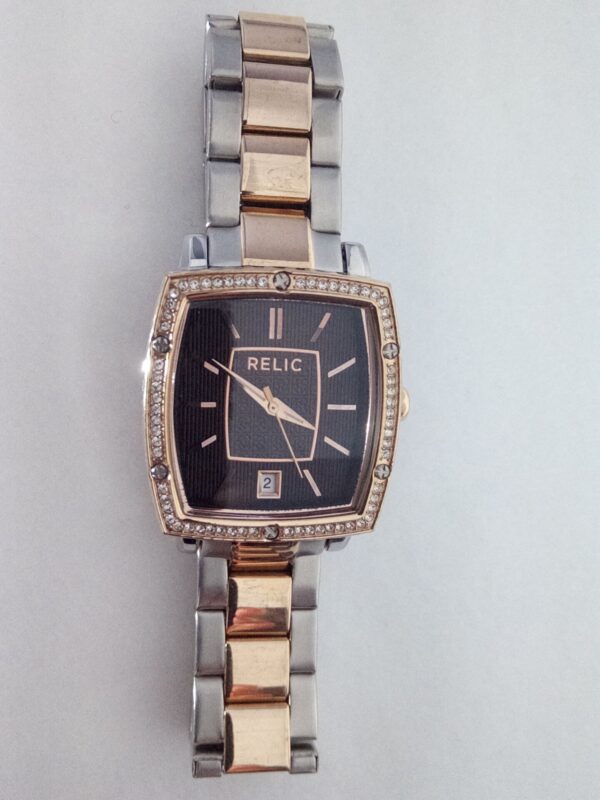 RELIC All Stainless Steel Japan Movement Quartz Wristwatch zr34175 - Image 5