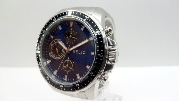 Relic All Stainless Steel Japan Movement Quartz Wristwatch zr15835 - Image 3