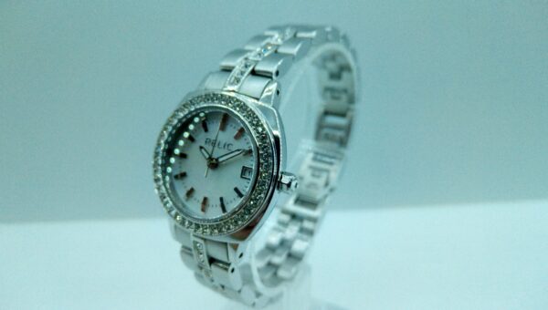 Relic All stainless Steel Japan Movement Quartz Wristwatch zr12035 - Image 3