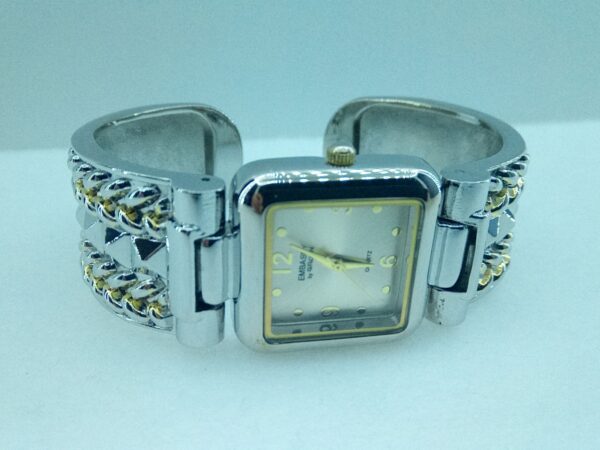 Embassy by Gruen Japan Movement Quartz Wristwatch Cuff geh3566L - Image 4