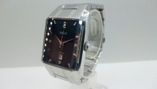 Relic Diamond All Stainless Steel Japan Movement Quartz Wristwatch zr77144 - Image 3