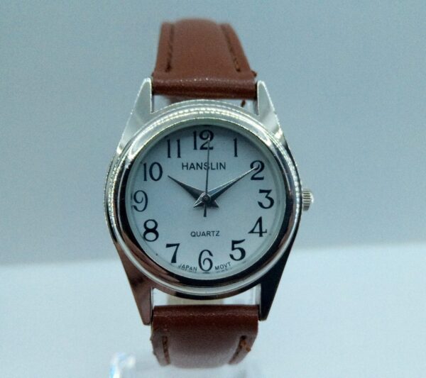Hanslin Japan Movement Faux Leather Quartz Wristwatch