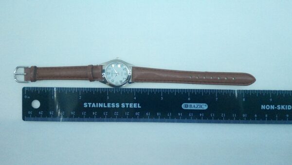 Hanslin Japan Movement Faux Leather Quartz Wristwatch - Image 5